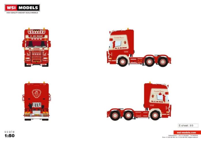 WSI Scania-164-L-58 C. DE NOOD  EXCLUSIEF TONTOYS - Afbeelding 6