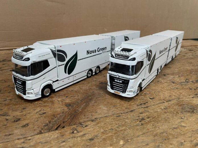   DAF XG +  6X2 TAG AXLE  RIGED REEFER  COMBI NOVA GREEN PLANTS  BV    - Afbeelding 2