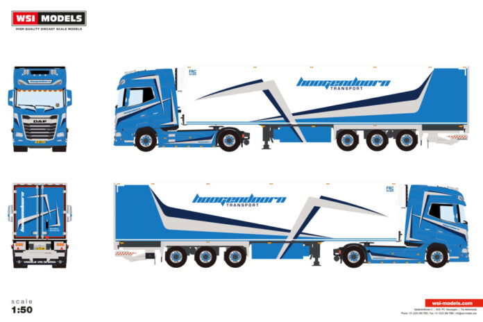 ANDRE HOOGENDOORN TRANSPORT; DAF XG+ 4X2 REEFER TRAILER - 3 AXLE - Afbeelding 3