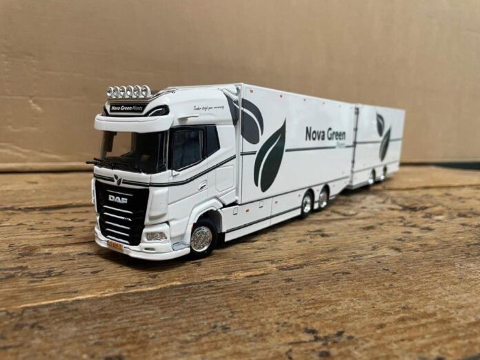   DAF XG +  6X2 TAG AXLE  RIGED REEFER  COMBI NOVA GREEN PLANTS  BV    - Afbeelding 9