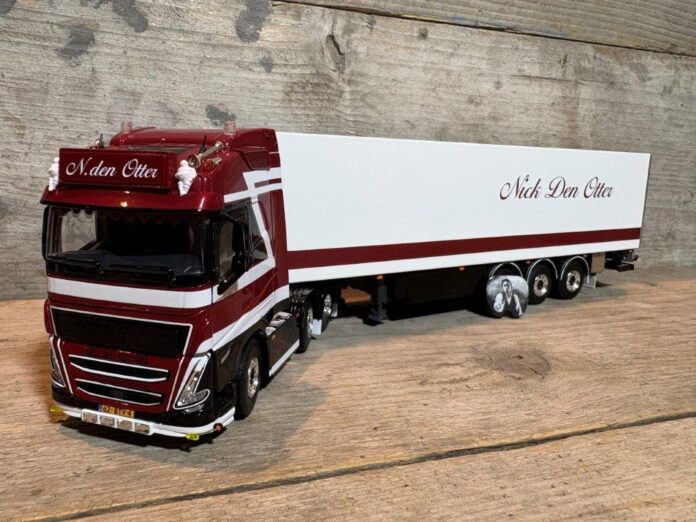 VOLVO FH 5 GLOB. 6X2 TWIN STEER + REEFER TRAILER  3 AXLE   N. DEN OTTER