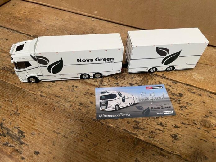   DAF XG +  6X2 TAG AXLE  RIGED REEFER  COMBI NOVA GREEN PLANTS  BV    - Afbeelding 7