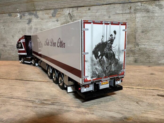    WSI VOLVO FH 05 GLOB 6X2 TWIN STEER + REEFER TRAILER  3 AXLE  N. DEN OTTER    - Afbeelding 7