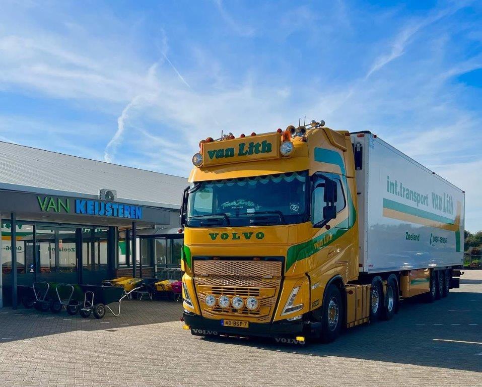 Volvo FH 5 Globetrotter xl 6x2 voorloop as koel oplegger 3