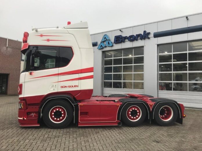 WSI SCANIA R HIGHLINE CR20H 6X2 VOORLOOP AS GUN GULEN EXCLUSIEF MODEL  - Afbeelding 12
