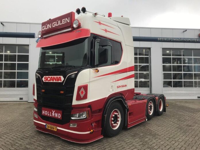 WSI SCANIA R HIGHLINE CR20H 6X2 VOORLOOP AS GUN GULEN EXCLUSIEF MODEL  - Afbeelding 13