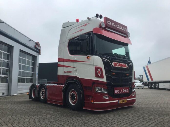 WSI SCANIA R HIGHLINE CR20H 6X2 VOORLOOP AS GUN GULEN EXCLUSIEF MODEL  - Afbeelding 11