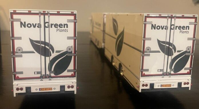   DAF XG +  6X2 TAG AXLE  RIGED REEFER  COMBI NOVA GREEN PLANTS  BV    - Afbeelding 4