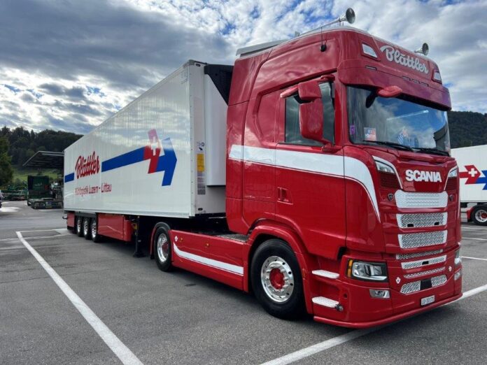 SCANIA  NEXT GEN S-SERIE HIGHLINE MET 3 ASSIGE KOELOPLEGGER  BLATTER - Afbeelding 2
