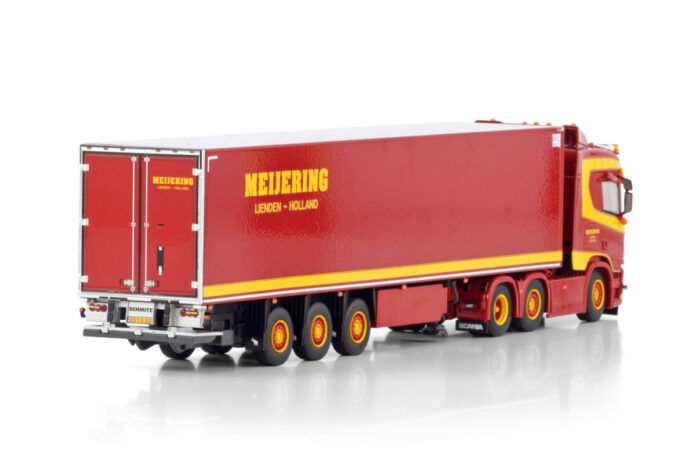 MEIJERING TRANSPORT; SCANIA R NORMAL CR20N 6X2 TWIN STEER REEFER TRAILER - 3 AXLE - Afbeelding 4