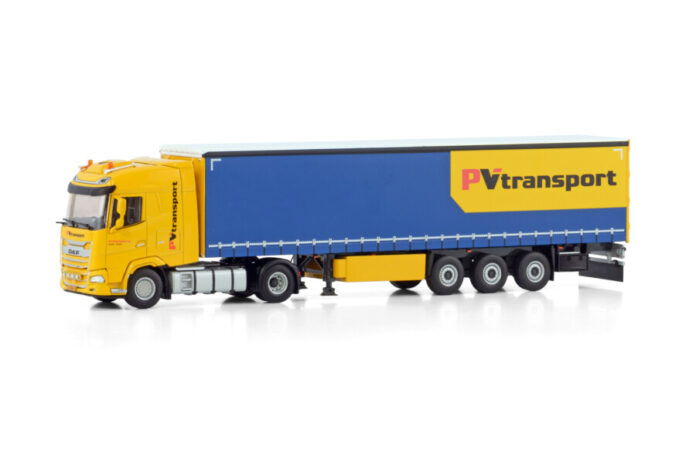 PV Transport; DAF XG 4X2 CURTAINSIDE TRA | WSI Models
