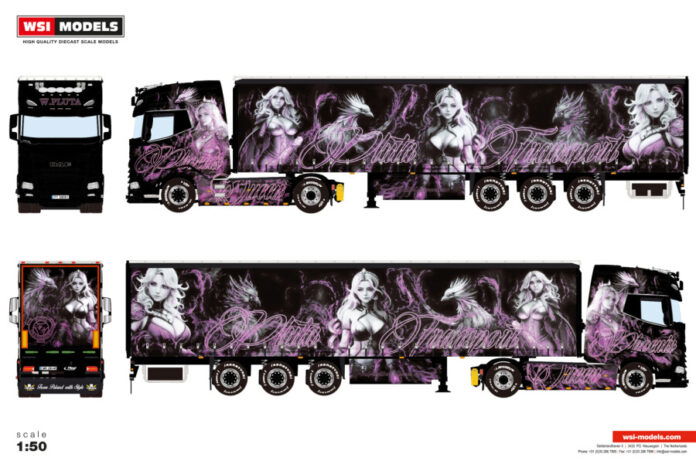 Phoenix Queen; DAF XG+ 4X2 CURTAINSIDE T | WSI Models - Afbeelding 2
