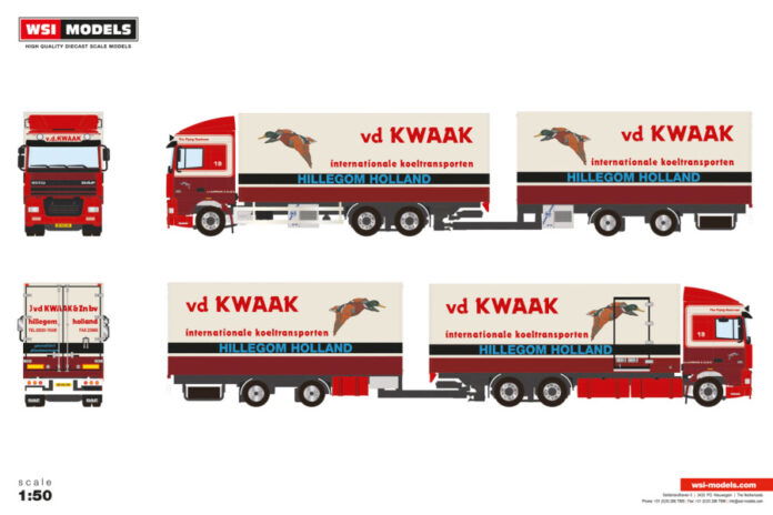 Van Der Kwaak; DAF 95XF SPACE CAB 6X2 TA | WSI Models - Afbeelding 2