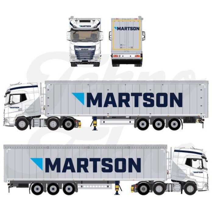 DAF XG + 6X2  MET 3 ASSSIGE WALKING FLOOR  OPLEGGER MARTSON - Afbeelding 3