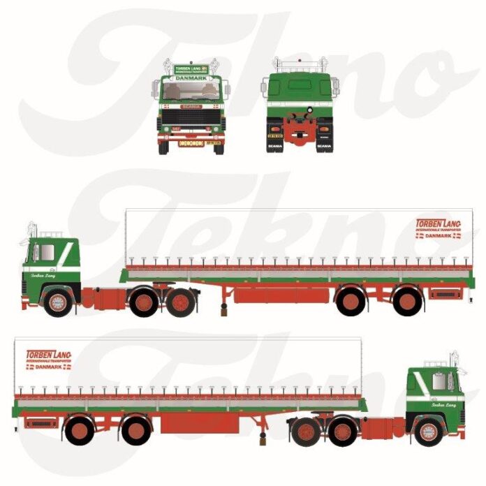 SCANIA 140 MET 2 ASSIGE KLASSIEKE  HUIFOPLEGGER TORBEN LANG   MIDDLE EAST LINE - Afbeelding 3