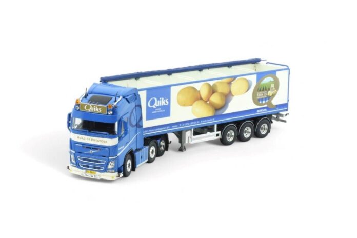 VOLVO FH 04 6X2 MET 3 ASSSIGE VAN DER PEET AARDAPPELENTRAILER  QUICK,S QUALITY POTATOES - Afbeelding 2