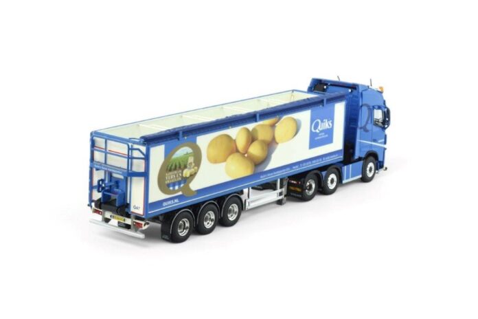 VOLVO FH 04 6X2 MET 3 ASSSIGE VAN DER PEET AARDAPPELENTRAILER  QUICK,S QUALITY POTATOES - Afbeelding 3