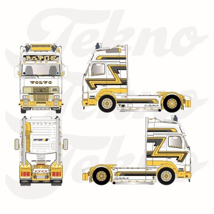 VOLVO  FH 12 GLOBETROTTER XL 4X2 VERPAKT IN EEN LUXE GIFTBOX   PAYNE GREEK - Afbeelding 8
