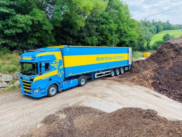 SCANIA  NEXT GEN R-SERIE HIGHLINE MET 3 ASSIGE WALKINGFLOOR OPLEGGER  MARTIN WITTWER - Afbeelding 6