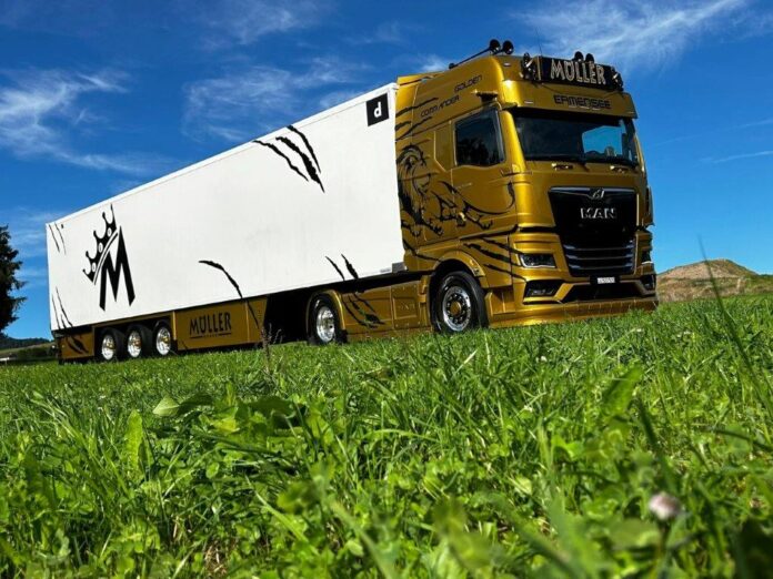 MAN TGX GX 4X2 MET 3 ASSIGE  KOELOPLEGGER  MULLER GOLDEN COMMANDER - Afbeelding 4