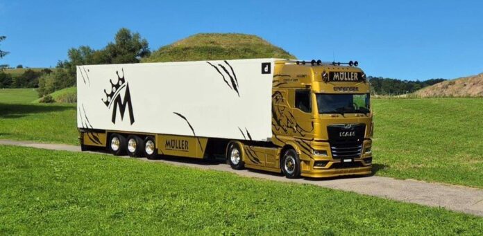 MAN TGX GX 4X2 MET 3 ASSIGE  KOELOPLEGGER  MULLER GOLDEN COMMANDER - Afbeelding 6