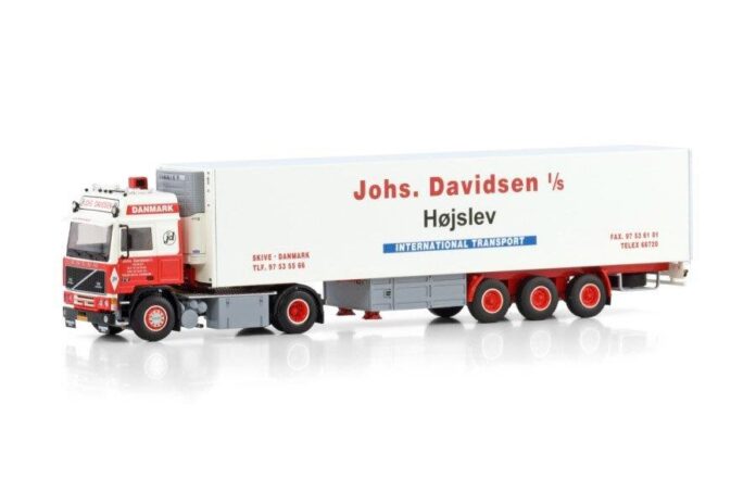   VOLVO F 12 GLOBETROTTER 4X2 REEFER TRAILER 3 AXLE   JOHS DAVIDSEN   - Afbeelding 5