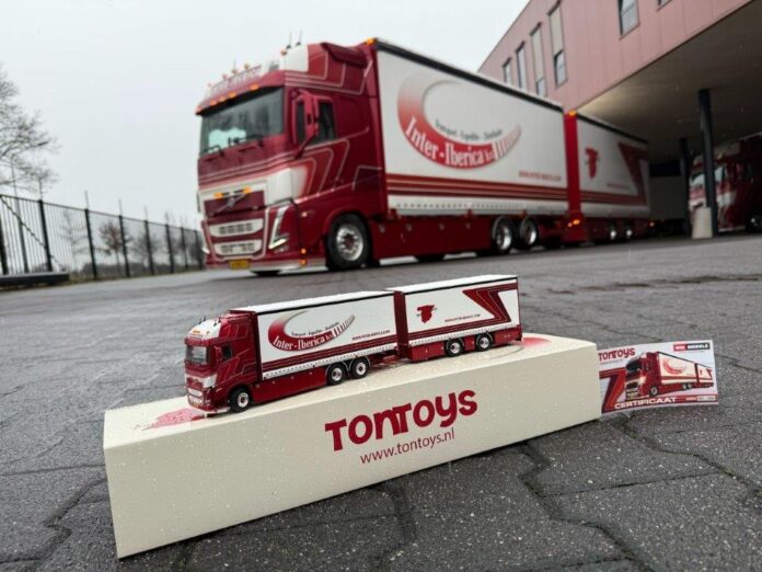 WSI VOLVO FH 5 GLOB. XL 6X2 TAG AXLE RIGED BOX COMBI INTER IBERICA EXCLUSIEF MODEL - Afbeelding 9