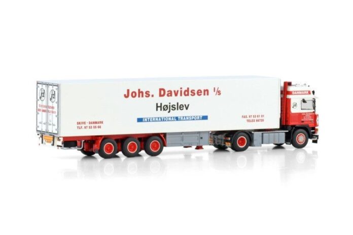   VOLVO F 12 GLOBETROTTER 4X2 REEFER TRAILER 3 AXLE   JOHS DAVIDSEN   - Afbeelding 4