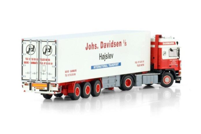   VOLVO F 12 GLOBETROTTER 4X2 REEFER TRAILER 3 AXLE   JOHS DAVIDSEN   - Afbeelding 3