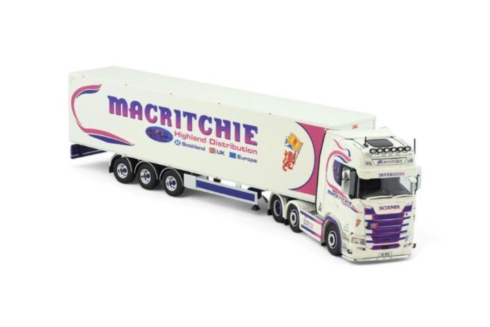 SCANIA  NEXT GEN 500S MET 3ASSIGE GESLOTEN OPLEGGER MACRITCHIE - Afbeelding 3