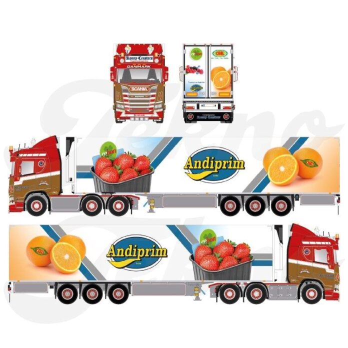 SCANIA NEXT GEN R HIGHLINE + 3 ASSIGE KOELOPLEGGER  CEUSTERS - Afbeelding 4