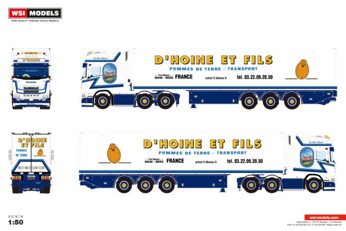 D'HOINE; SCANIA R HIGHLINE CR20H 6X2 TWIN STEER REEFER TRAILER - 3 AXLE - Afbeelding 3