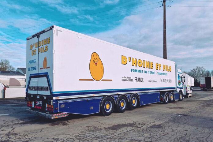 D'HOINE; SCANIA R HIGHLINE CR20H 6X2 TWIN STEER REEFER TRAILER - 3 AXLE - Afbeelding 4