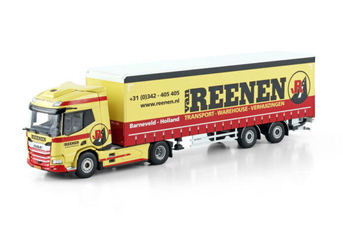 VAN REENEN; DAF XD SH WITH SKY LIGHTS AND SIDE WINDOW 4X2 BOX TRAILER - 2 AXLEVAN REENEN; DAF XD SH WITH SKY LIGHTS AND SIDE WINDOW 4X2 BOX TRAILER - 2 AXLE - Afbeelding 2