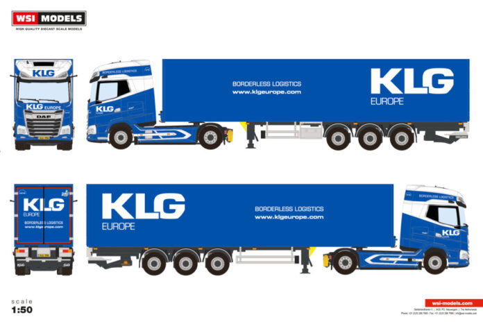 KLG EUROPE; DAF XG+ MY25 4X2 BOX TRAILER - 3 AXLE