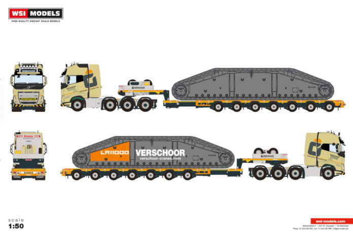 M. VERSCHOOR; VOLVO FH5 GLOBETROTTER XL 8X4 MANOOVR - 7 AXLE - Afbeelding 4