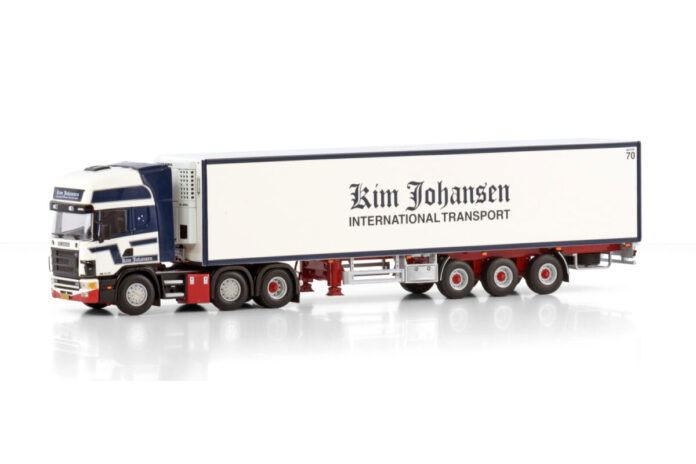 KIM JOHANSEN; SCANIA 4 SERIES TOPLINE 6X2 TWIN STEER REEFER TRAILER - 3 AXLE - Afbeelding 2