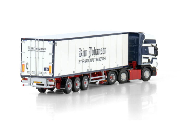 KIM JOHANSEN; SCANIA 4 SERIES TOPLINE 6X2 TWIN STEER REEFER TRAILER - 3 AXLE - Afbeelding 5