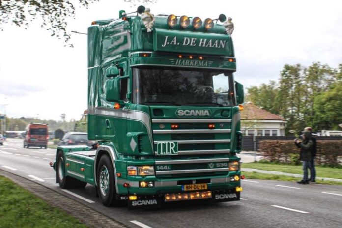 WSI  SCANIA  4 SERIES    TOPLINE  4X2  J.A. DE HAAN  EXCLUSIEF MODEL - Afbeelding 9