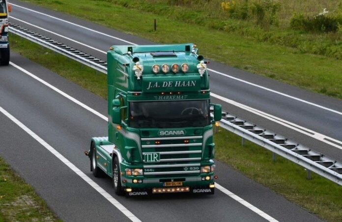 WSI  SCANIA  4 SERIES    TOPLINE  4X2  J.A. DE HAAN  EXCLUSIEF MODEL - Afbeelding 8