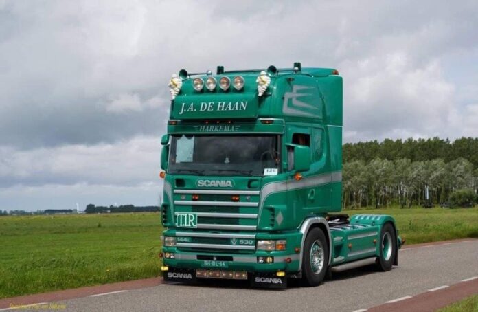 WSI  SCANIA  4 SERIES    TOPLINE  4X2  J.A. DE HAAN  EXCLUSIEF MODEL - Afbeelding 3