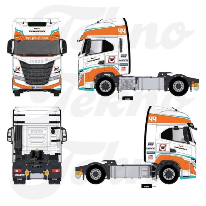 IVECO S-WAY 4X2 TREKKER  TIP SCHWABENTRUCK - Afbeelding 4