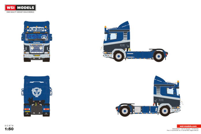 ROLAND DE BLOCK; SCANIA 4 SERIES FLAT ROOF 4X2 - Afbeelding 3