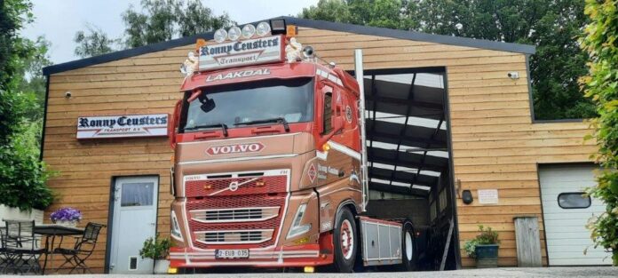 VOLVO FH05 LAAG DAK MET 3 ASSIGE SILO OPLEGGER  RONNY CEUSTERS - Afbeelding 5