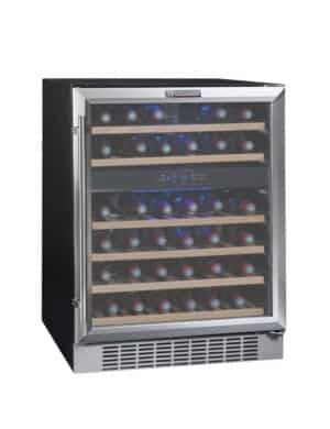 la Sommelière CVDE46-2 wijnkoelkast - onderbouw - 46 flessen - RVS