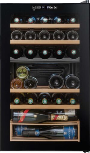 La Sommelière SLS33DZ- vrijstaande wijnkoelkast - 33 flessen - 2 zones
