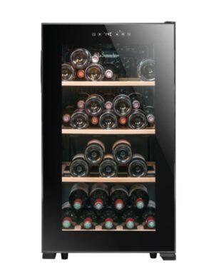 La Sommelière LS52BLACK vrijstaande wijnkoelkast - 52 flessen - 1 zone