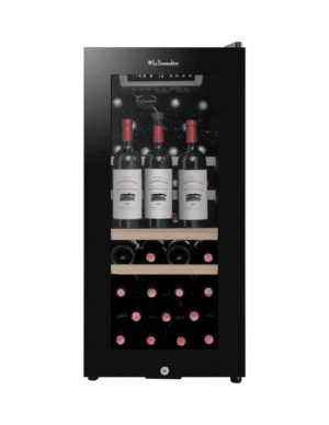 La Sommelière LS38BLACK vrijstaande wijnkoelkast - 38 flessen - 1 zone - Met geïntegreerd vacuümsysteem