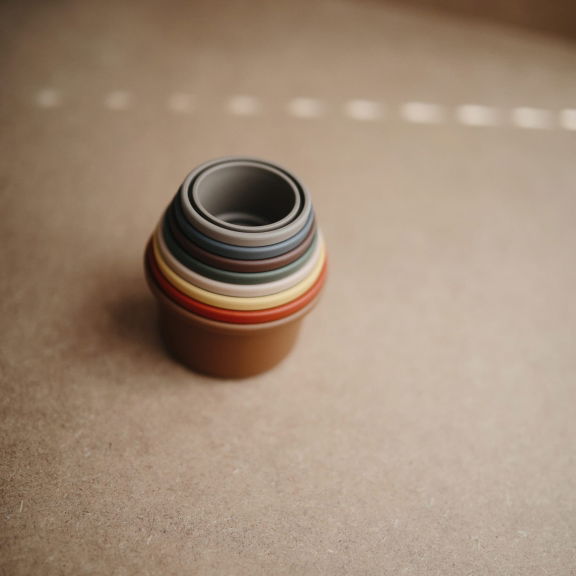 Mushie - Stacking Cups Retro - Afbeelding 4
