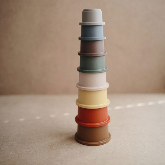 Mushie - Stacking Cups Retro - Afbeelding 3